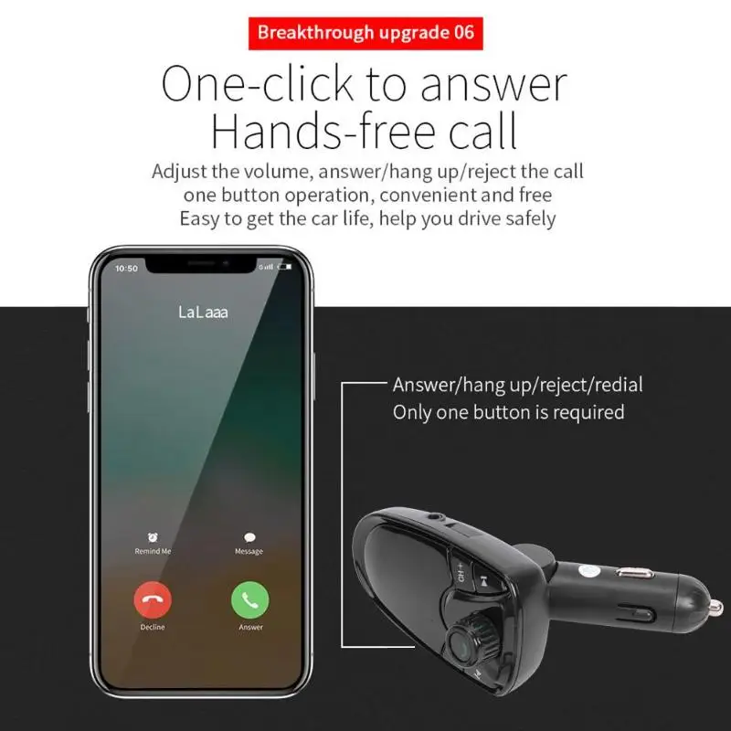 M1 Bluetooth Hands-free fm-передатчик двойной USB зарядное устройство MP3-плеер автомобильный комплект