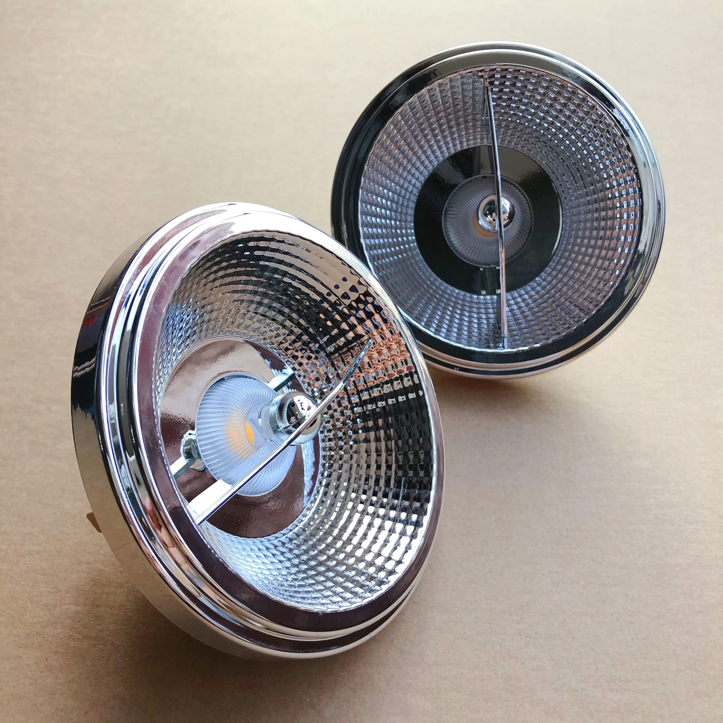 Factory Directly AR111 LED Spotlight 10W 15W G53 GU10 QR111 LED Ceiling Lamps Downlights Dimmable AC220V 110V DC12V Wholesales 5