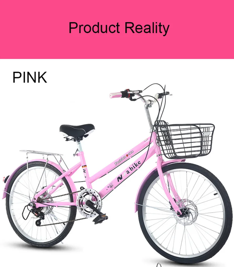 22/24 Inch Bicycle with Disc Brake for High School Student