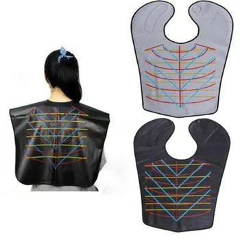 

1pcs Professional Salon Hairdressing Cutting Collar Waterproof PVC Hair Dye Cape Shawl with Magnet