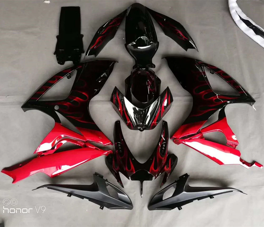 GSXR600 GSXR750 K6 06 07 полные комплекты обтекателей боковая панель крыло крышка полная
