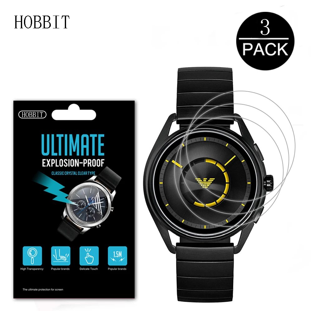 

3Pack For Emporio Armani Men's ART5006 ART5007 ART5008 ART5009 ART5017 Explorist-proof Screen Protector Watch's LCD Film