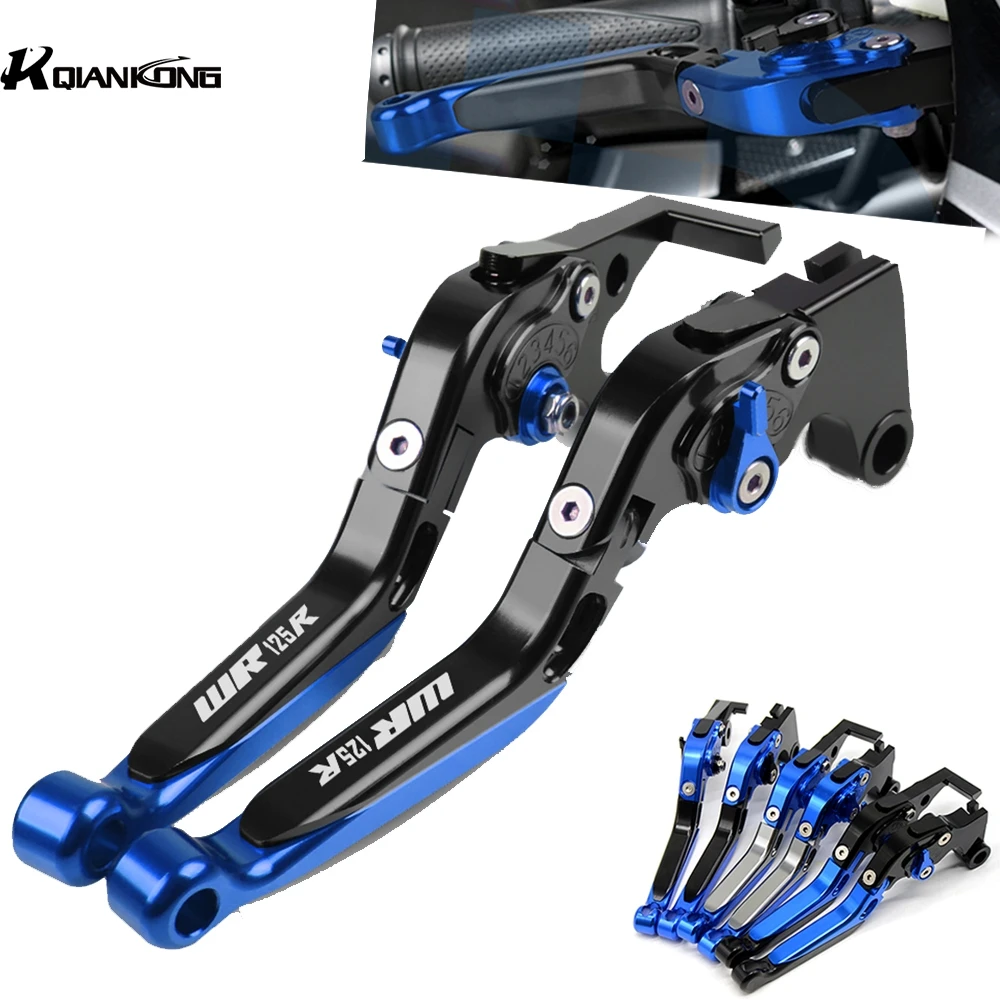 

Brake Handle CNC Aliuminum Adjustable Motorcycle Clutch Brake Lever Handle For Yamaha WR125R WR125 R 2012 2013 2014 2015 2016