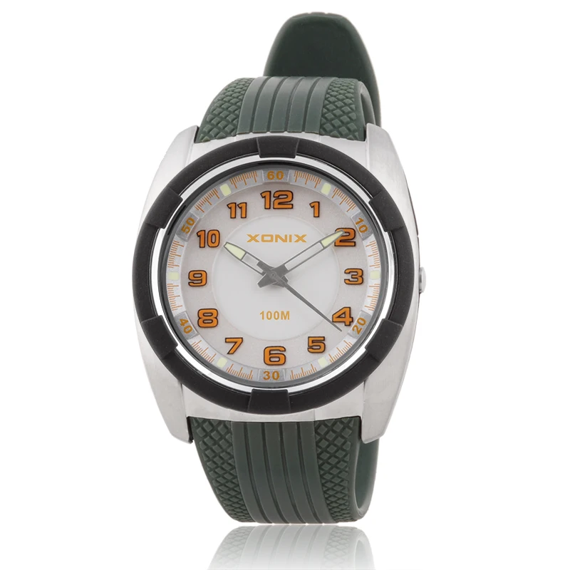 GOLDEN-Impermeável Luminous Digital Quartz Watch, Analógico Sports