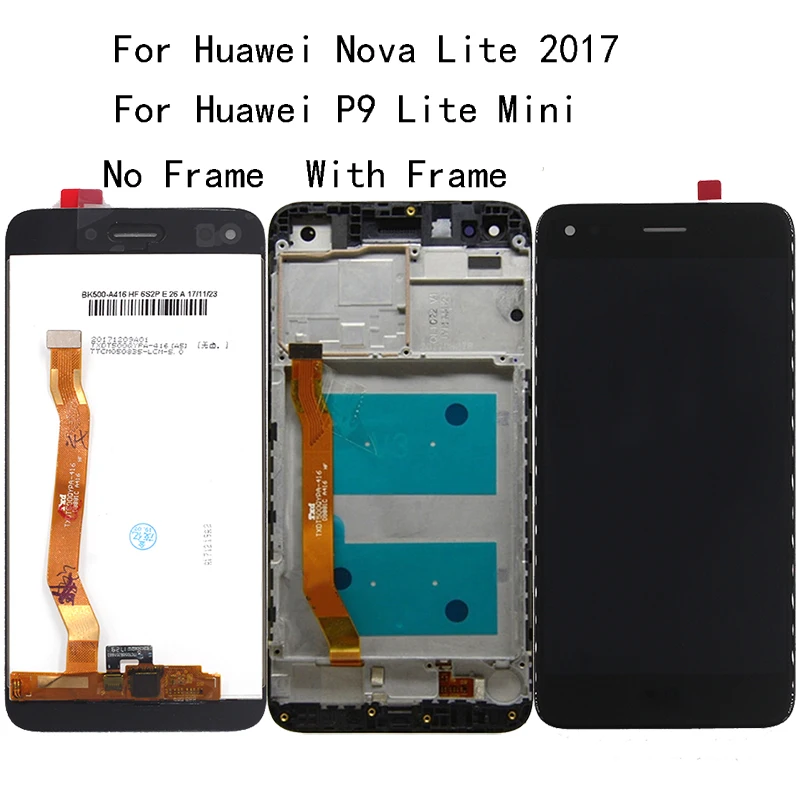 

5,0 ''Оригинальный ЖК-дисплей для Huawei Nova lite 2017, сенсорный экран, дигитайзер в сборе для Huawei P9 Lite mini SLA L02 L22 L03, ЖК-дисплей