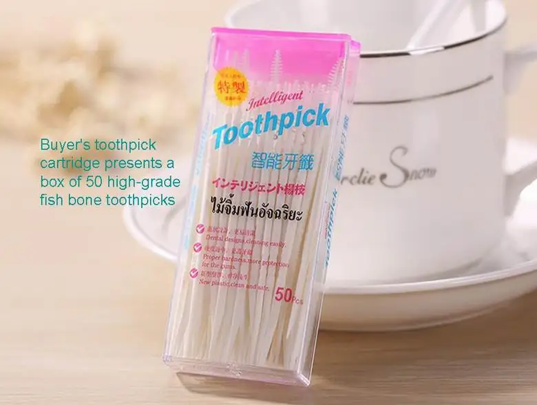 Mascot for Automatic Toothpick Holder Container Household Table Toothpick Storage Box Toothpick Dispense