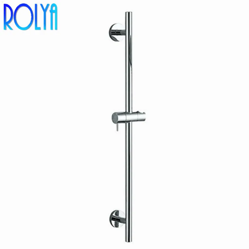 

High Quality Wall mounting Round Style Shower Rail Brass HandShower Sliding Bar