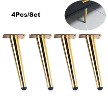 4 шт. мебель футов 20 см металлический конический стол диван шкаф ножки шкаф Кофе Чай барные стулья ноги с монтажными винтами