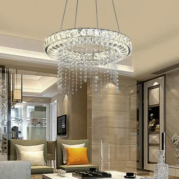 

Dimmable LED Chandeliers Modern Crystal Smart Lighting For Dining room Kitchen Living room Lamp Chandelier lustre industriel