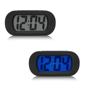

Electronic LED Alarm Clock Small Digital Lamp Bedside Kids Snooze Clock Desk Battery Talking Table Clocks Reloj Mesa 50A0068