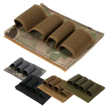 

Military Nylon Magazine Molle Pouch Hunting Pouch Airsoft Hunting Stick Shotgun Shell Ammo Carrier Holder 4 Round 12Ga 20Ga