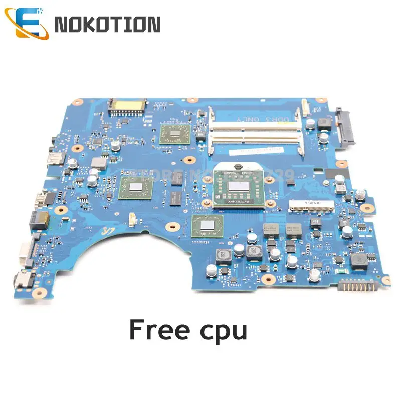 Great Value  NOKOTION BA92-06827A BA92-06827B BA41-01360A For Samsung NP-R525 R525 Laptop motherboard DDR3 ATI G