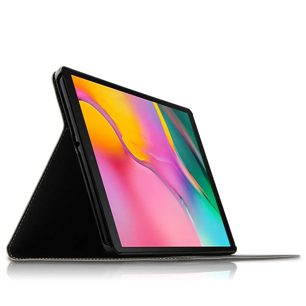 1 x защитный чехол для samsung Galaxy Tab A 10,1 T510/T515 с подставкой из ПУ+ кожи, Магнитный умный чехол, элегантный чехол с функцией автоматического сна/пробуждения