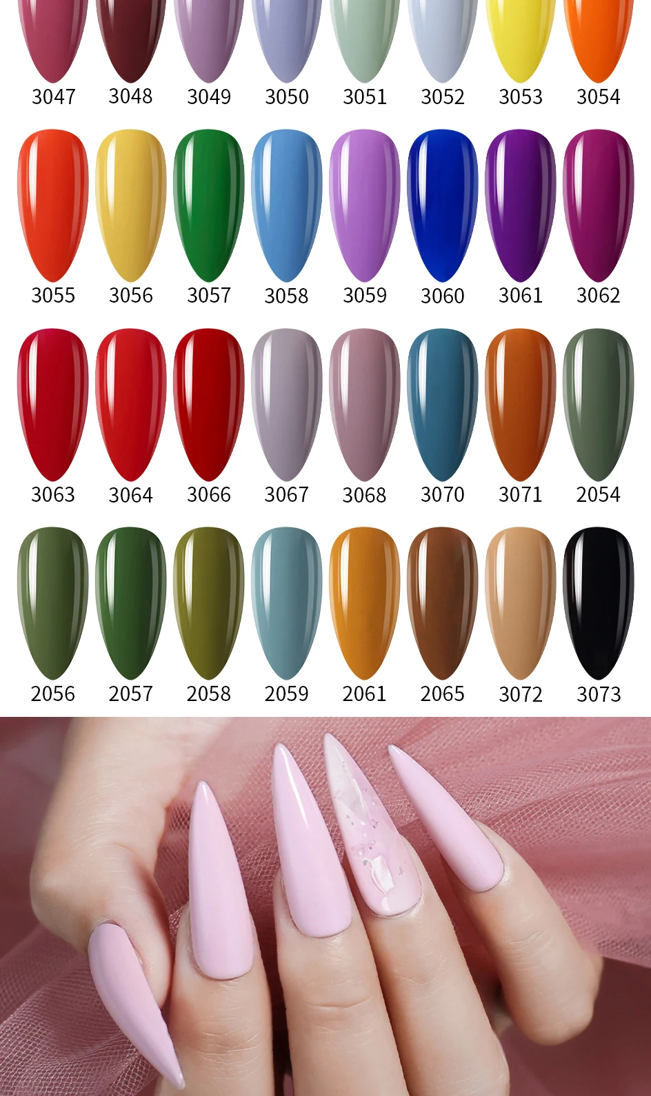 Parkson Purple Series Nail Gel Polish Soak Off UV LED Semi Permanent Color Gel DIY Nail Gel Varnish Base Top Coat Nail Art Gel_voghion.com