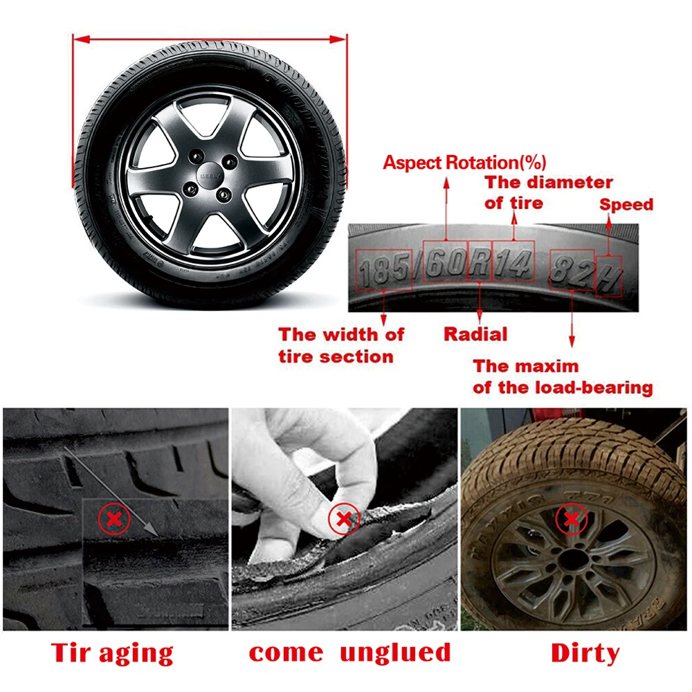 1" 15" 1" 17" дюймов 1 шт. ПВХ ПУ автомобиль чистый белый запасная шина колеса крышка клапана колеса аксессуары