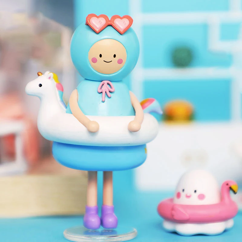 KOKI and YOYO маленький плащ Призрак Кукла глухая коробка украшение автомобиля куклы