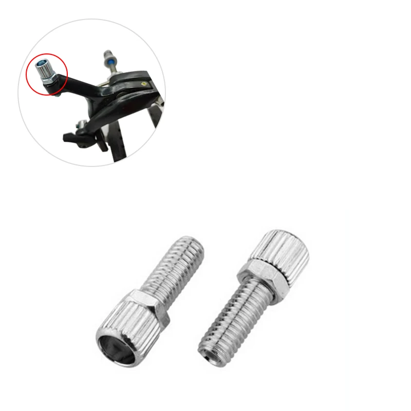 Bike Brake Adjuster Screw 10 PCS M6*18 M5*10 Adjusting Bolt Bicycle Brake Levers Regulator Screw Bolt Steel Screws Bike Brake Cable Adjustment Screws