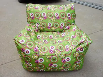 

Green circle Lazy Sofa Bedroom Single Small Tatami Apartment Fabric Living Room Sofa Creative Lazy Bedroom Chair Bean Bag Sofa