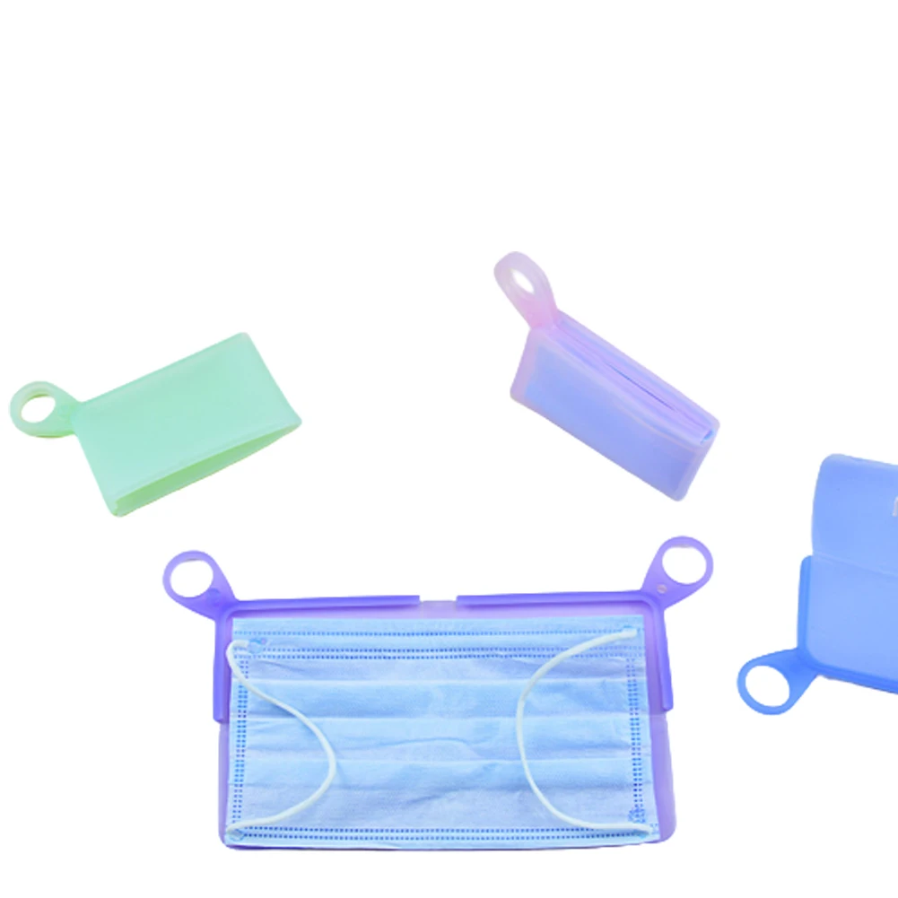 

HH 2020 New Portable Dustproof Moisture-proof Storage Box Mask Case Storage Box Band-aid Bill Temporary Storage Folder