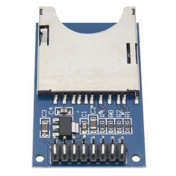 

FREE SHIPPING 100PCS/LOT Reading and writing module for SD Card Module Slot Socket Reader ARM MCU
