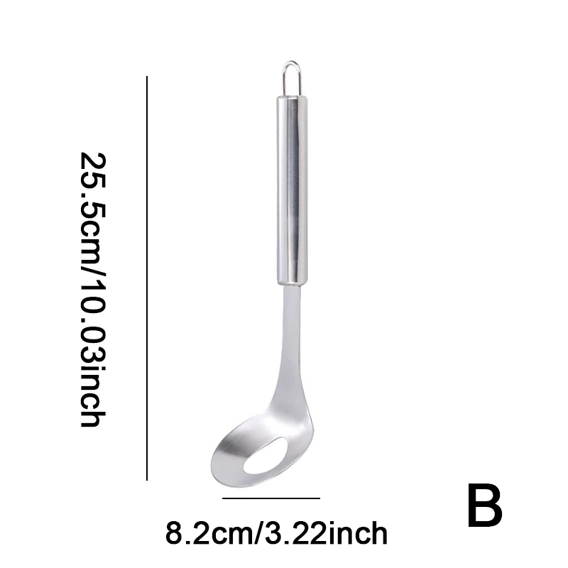 B Meat Ball Spoon 10 дюймов антипригарный креативный Meatball чайник из нержавеющей стали, ложка-шарик для мяса, пресс с длинной ручкой, кухонные принадлежности для кухонного инструмента, 1 шт - Цвет: B Meat Ball Spoon