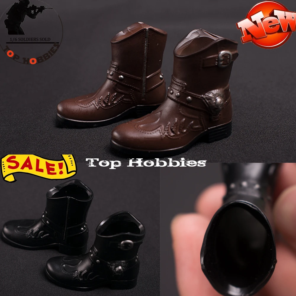 

ZYTOYS 1/6 Male Boots Action Figure Accessory Middle Tube ZY16-23 Shoes 1/6 Hollow Boots Fit 12 Inch Soldier Toys Doll Gift