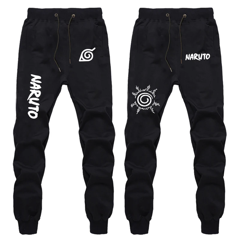 

Anime NARUTO Uchiha Sasuke Hatake Kakashi Trousers Cotton Casual Sports Trousers Long Pants Unisex Straight Pants Sweatpants