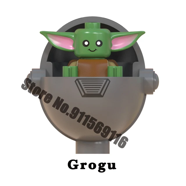 Mandalorian Building Block Jango Boba Fett Grogu Baby Yoda Pre Vizsla Bo-Katan Din Djarin Sabine Wren Star Brick Figure Wars Toy WM930