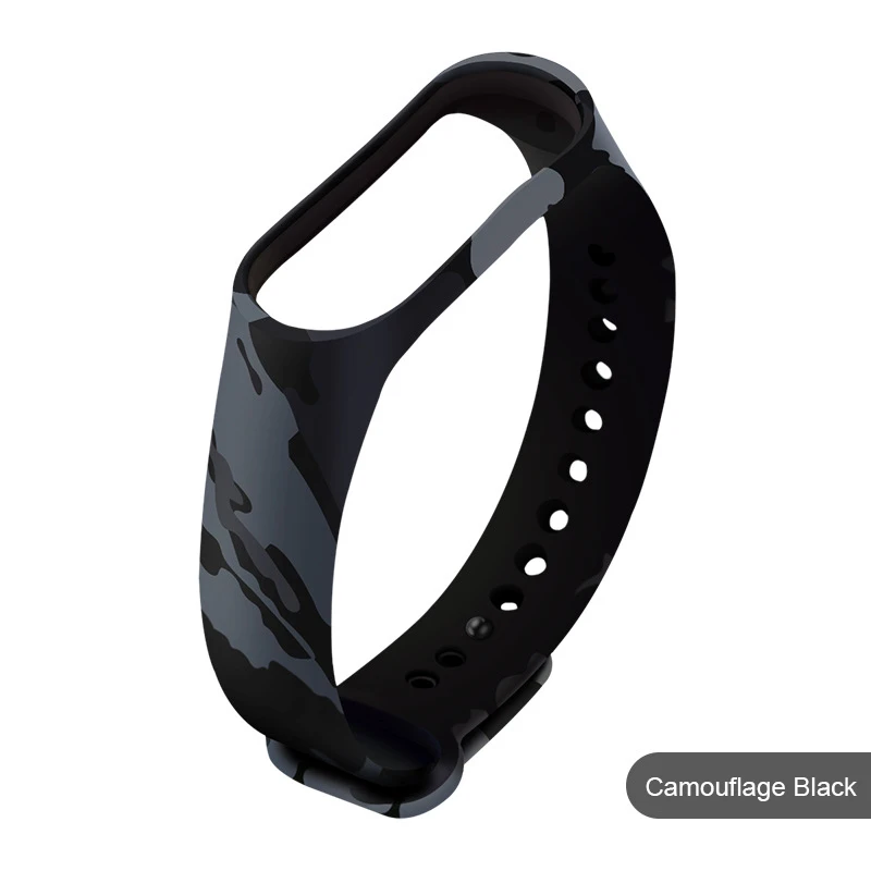 M3 умный браслет, умный браслет, сменные ремни, смарт-браслет для Mi Band 3, пульсометр, фитнес-трекер, умные часы - Цвет: Camouflage Black