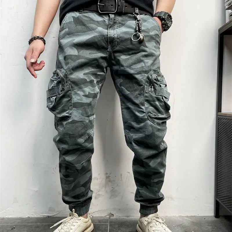 Cargo Pants Men Outdoors Camouflage Pants Multi Pocket Outdoor Sport Speed Casual Trousers men cargo pants