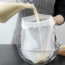 Соевое молоко вина цедильного мешка мешочек орехового молока Чай Кофе масло йогурт фильтр сетка Кухня Еда многоразовые нейлоновые фильтр-пакеты ситечко Соевое молоко вина цедильного мешка мешочек орехового молока Чай Кофе масло йогурт фильтр сетка Кухня Еда многоразовые нейлоновые фильтр-пакеты ситечко