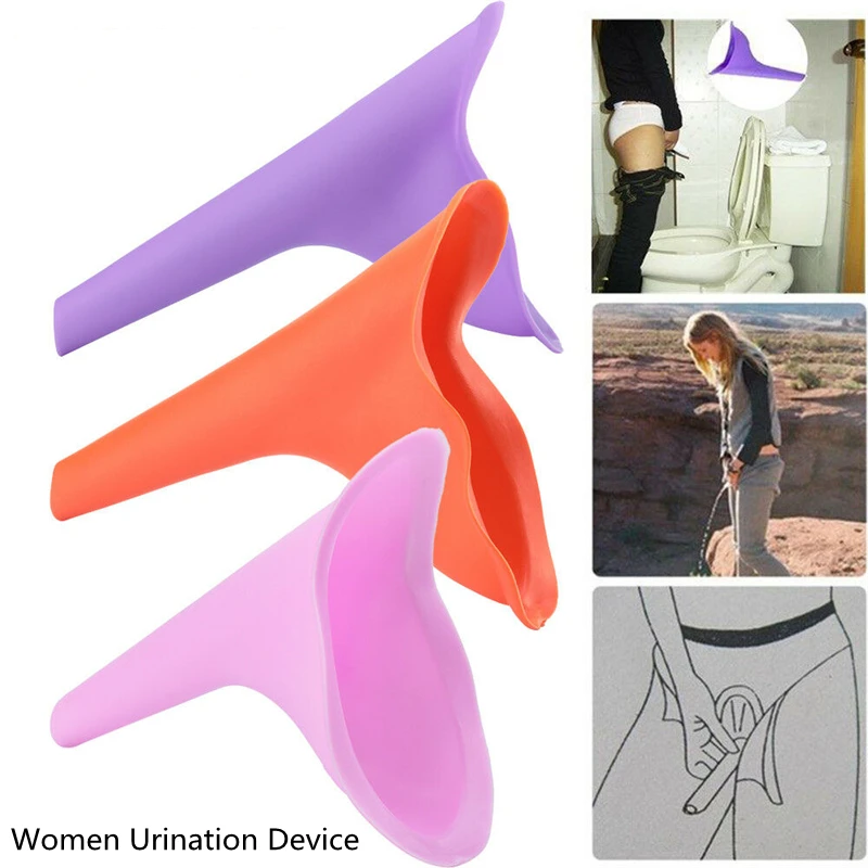 Female Urinal Outdoor Travel In Car Camping Portable Women Funnel Soft Silicone Urination Device Toilet Stand Up &amp - Цена: 199,86 руб.