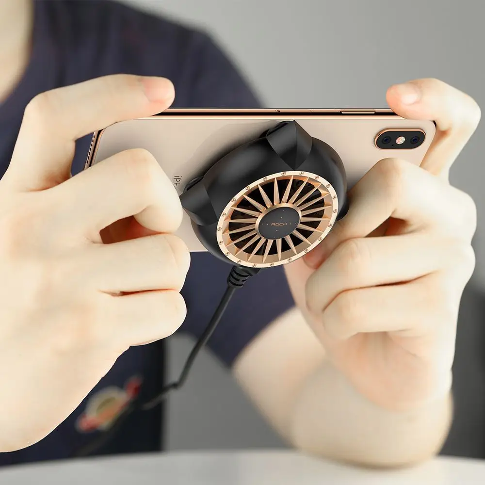 Рок мобильный кулер для телефона для iPhone Xs Xiaomi Mi9 huawei P30 Pro игровой держатель для телефона Подставка радиатор охлаждения Геймпад контроллер