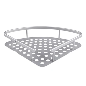 

Corner Wall Shelf Aluminum Space Racks Silver