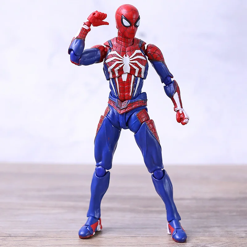 Juego de PS4 Spiderman Advanced Suit Ver. Figura de acción de PVC SHF Spider  Man, modelo de juguete|Figuras de acción| - AliExpress