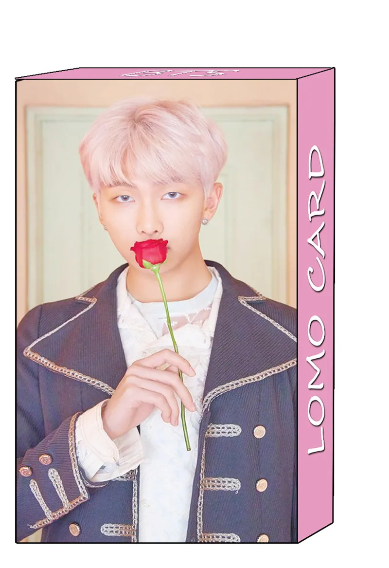 Kpop Bangtan Boys альбом карта душа Persona мальчик с LUV фото плакат в виде карты Фотокарта Lomo карта Любовь YOURSEFL говорящий JIMIN V - Цвет: RM