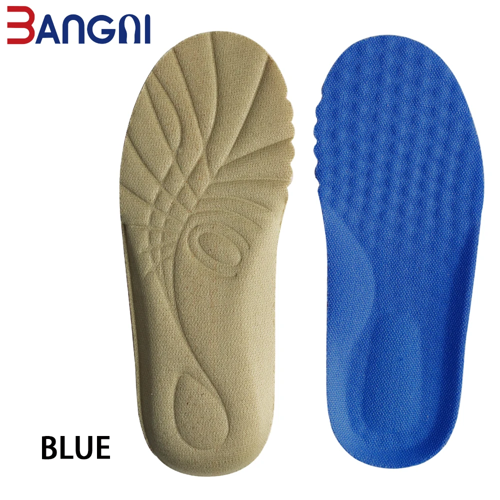 Blue Color 3ANGNI детские ортопедические стельки для обуви Детская плоская поддержка свода стопы ортопедические подушки Губка дышащий уход за здоровьем ног стелька - Цвет: Blue Color