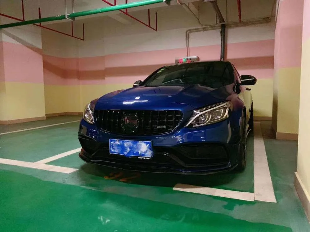 Новая Автомобильная Передняя сетка решетка гриль крышка планки для Mercedes-Benz C Class W205 C63 4 Двери Седан