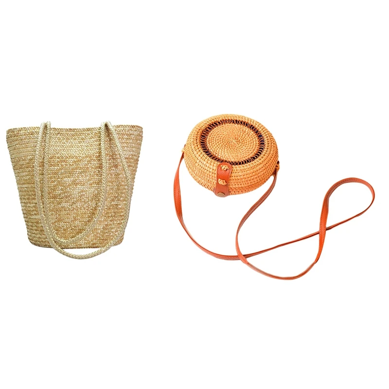 rattan sling bag