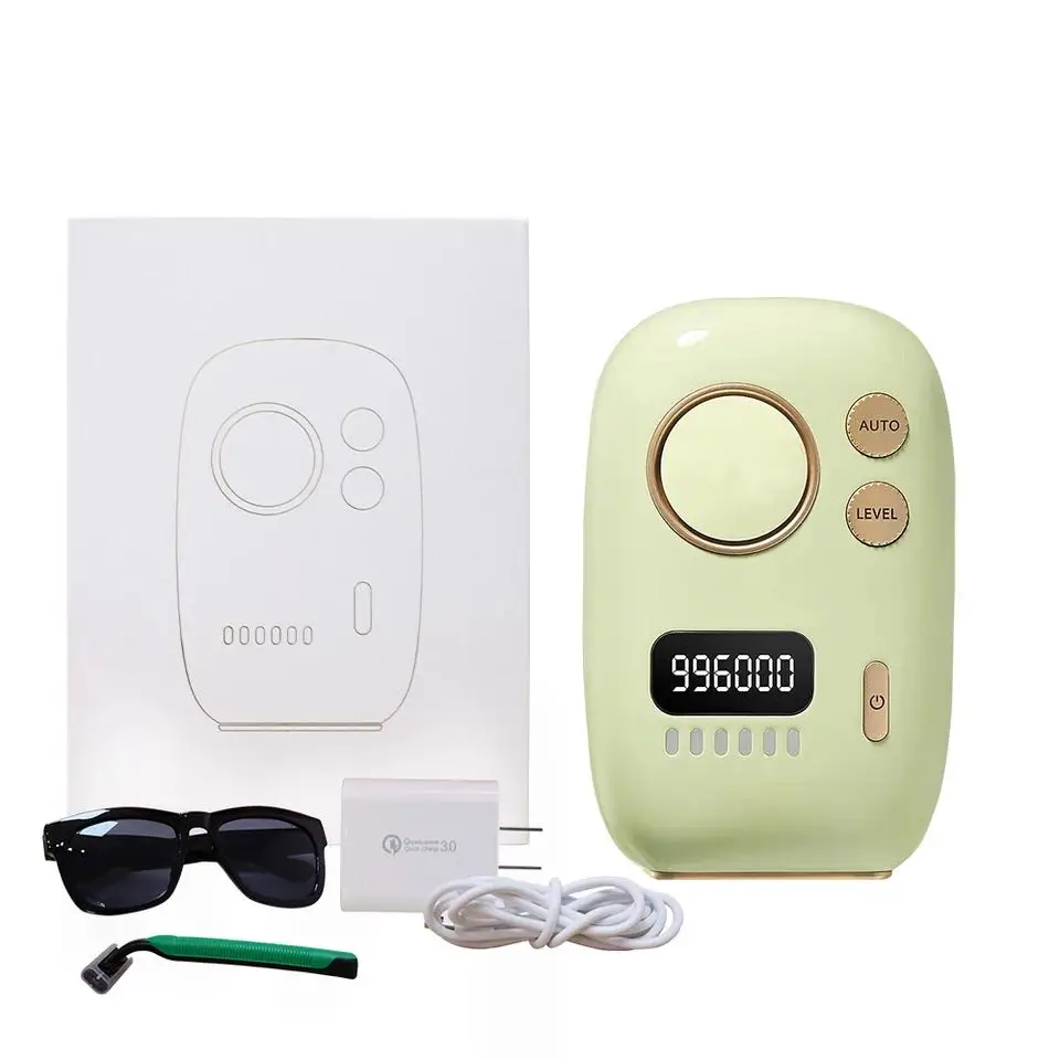 YUKUI Mini IPL Hair Remove Device 990000 Flash-Support TYPE-C To Work Removal Via Phone And Manage The Process For Women | Бытовая
