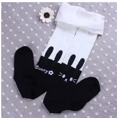 White ear tights Г. Модные колготки дизайнерские колготки для девочек с героями мультфильмов, колготки для девочек и мальчиков, колготки для девочек с принтом животных kawaii, весна-осень, колготки, колготки - Цвет: White ear tights