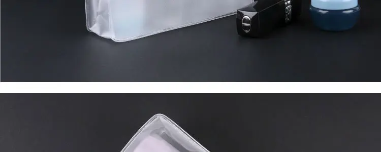 10pcs/lot wholesale lot Transparent waterproof pvc pouch zipper cosmetic makeup bag pvc beauty toieltry wash bag