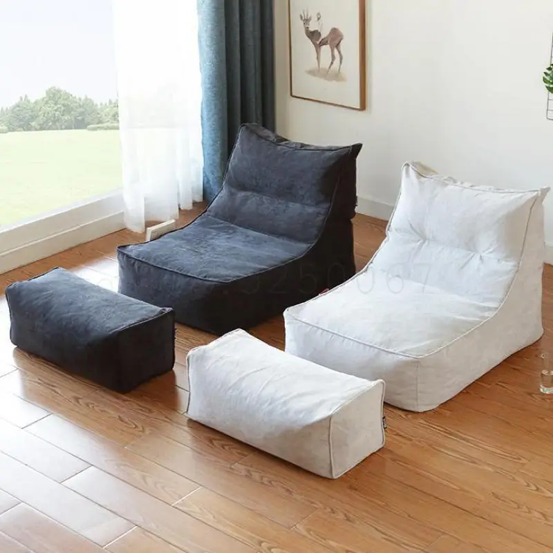 Lazy Sofa Bean Bag Single Bedroom Chair Tatami Modern Simple Bean Bag Single Bedroom Sofa Chair