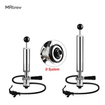 

8 Inch Beer Keg Party Pump,D System Coupler Keg Tap With Beer Faucet & Beer Hose Heavy Duty Keg Draft Picnic Pump Homebrew Tools