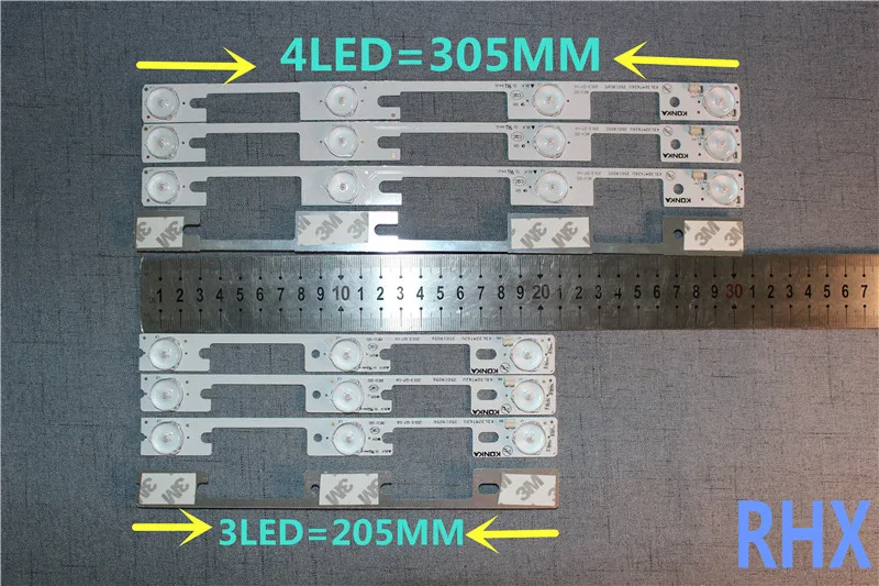 12 шт./лот для Konka KDL32MT626U 35019055 35019056 6 в 3 набора = шт. светодиода + 4 100% Новинка |