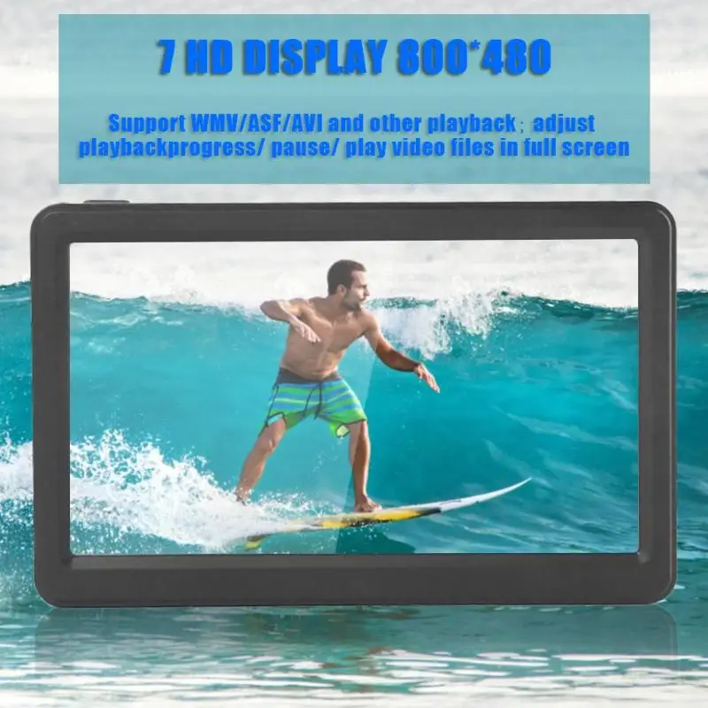 7 дюймов HD сенсорный емкостный экран 8G+ 256MB 800X480 Автомобильная gps навигационная карта FM передатчик MP4 плеер навигатор видео плеер