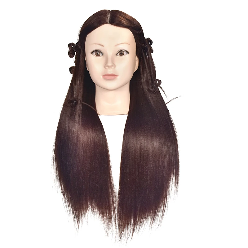

Bolihair 26 inch Training Head Mannequin Brown Hair For Hairdressing Training Head Dummy Heads Mannequin Training Head for Sale