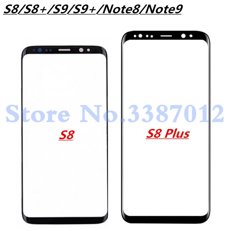 

Outer LCD Front Screen Glass Lens Cover For Samsung Galaxy S8 S9 Plus S8Plus S9Plus G950 G955 G960 G965 Note 8 Note 9 N950 N965