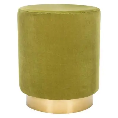 

New Household Low Foot Stool Round Small Metal Bench Revivalism Kids / Children Chair Make Up Stool Small Tea Table Sofa Fabric
