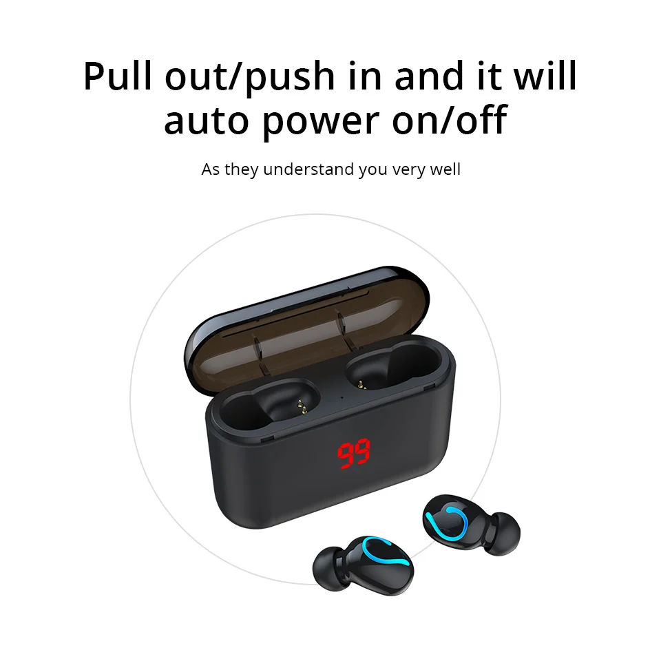 HBQ Q32 Беспроводные Bluetooth 5 0 наушники TWS handsfree спортивные музыкальные игровые